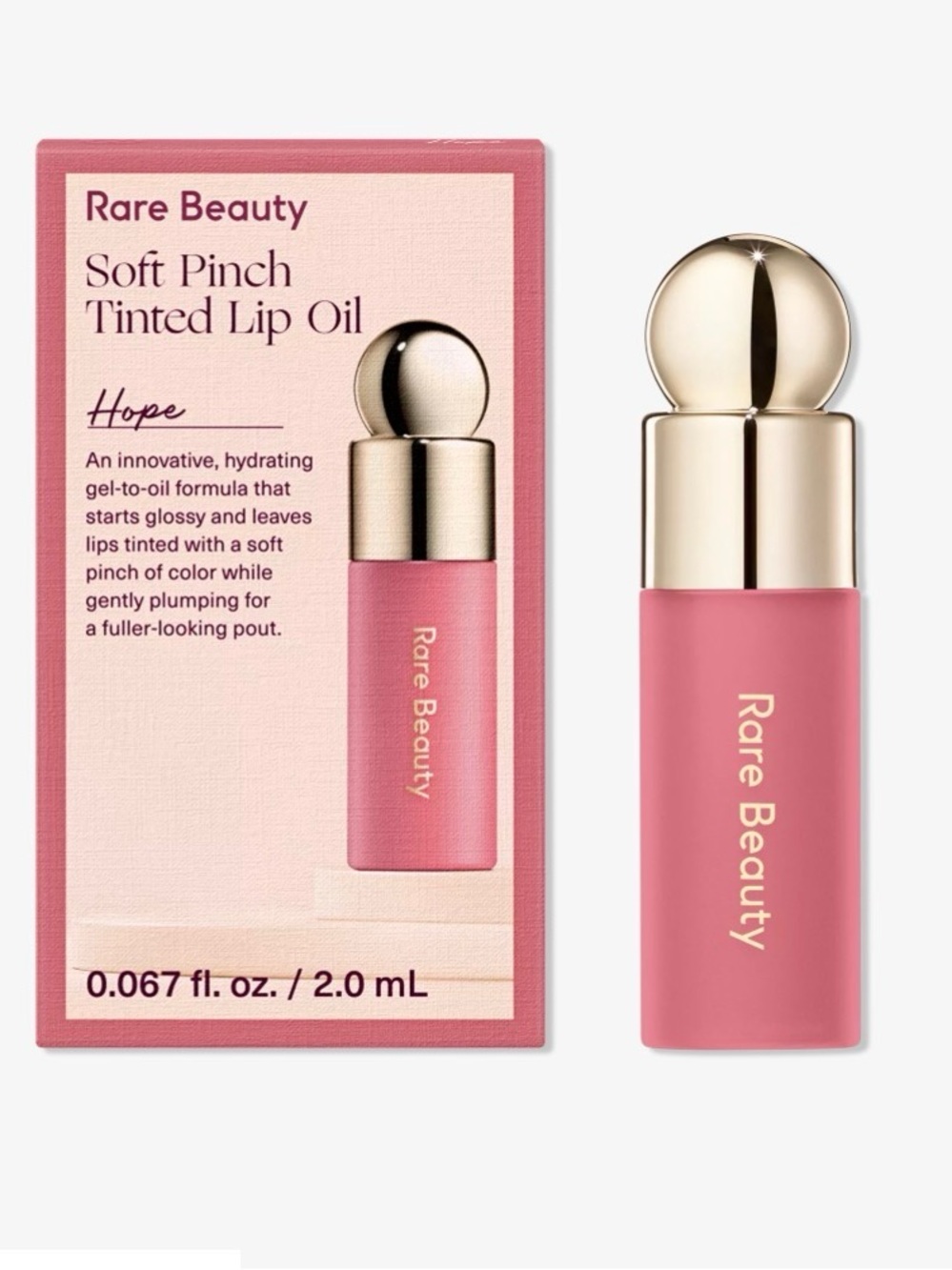 Rare Beauty Soft Pinch Tinted Lip Oil Mini in Hope